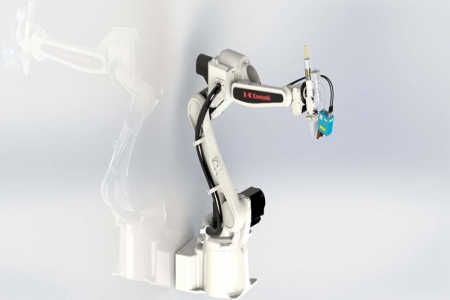 焊接機(jī)器人加裝焊縫跟蹤系統(tǒng)實(shí)現(xiàn)焊縫精準(zhǔn)定位